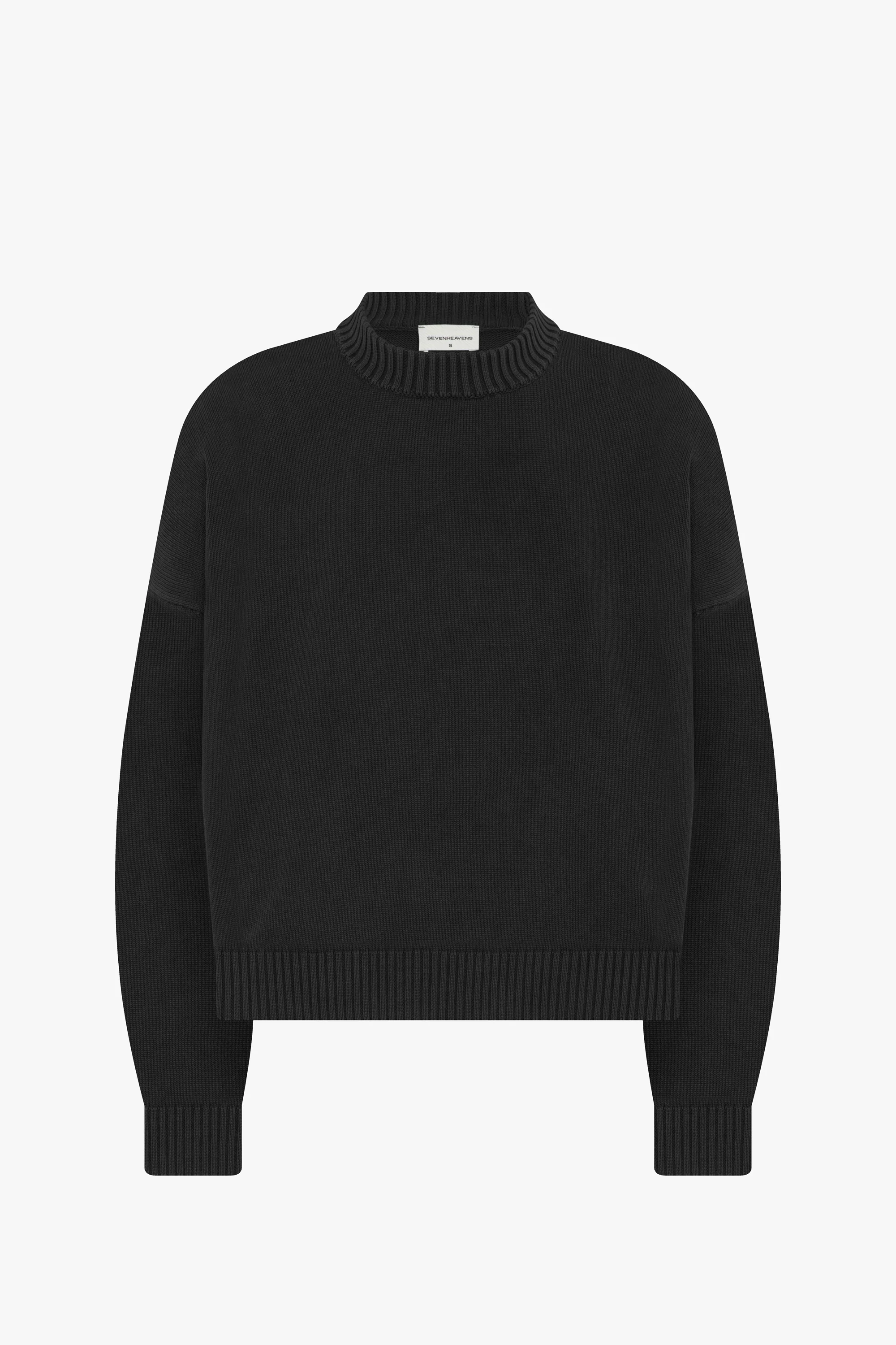 Cropped Knit Sweater