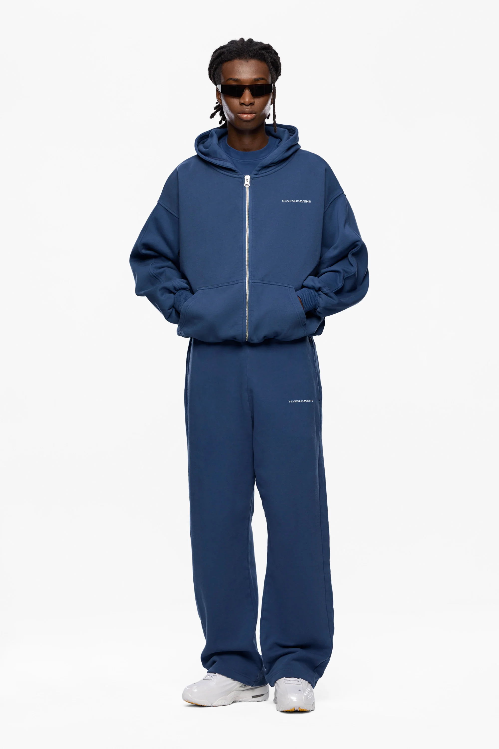 Washed Logo Zip Hoodie - Image 3